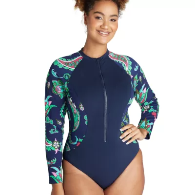 Paisley Pop Scuba Suit