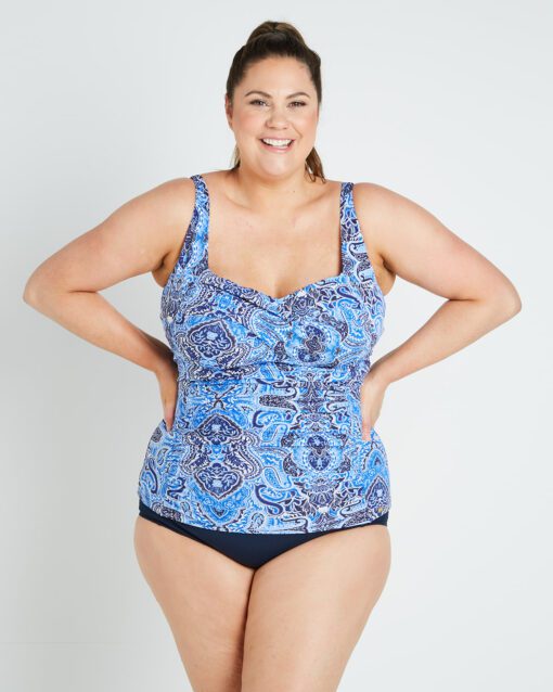Florence Twist Front Tankini Top