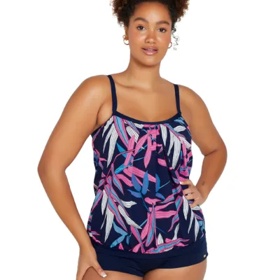 Vintage Palms Blouson Singlet front