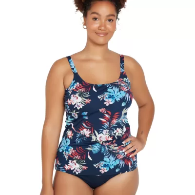 Botanica Scoop Neck Tankini Top
