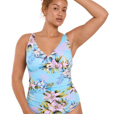 Leopard Lily Sweetheart Neckline One Piece Swimsuit